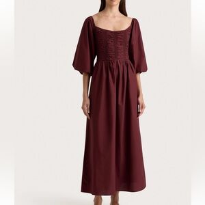 Faithful the Brand Alma Midi Dress